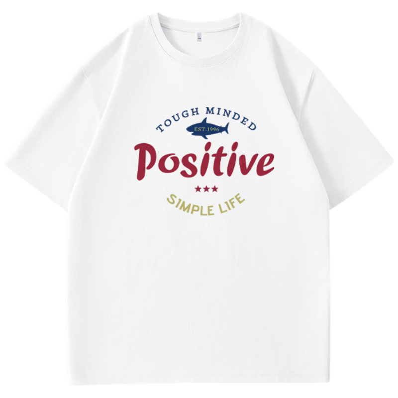 TonLion Cotton Short Sleeve T-Shirt for Women Summer New Loose Slim Fit Base Layer Half Sleeve Trendy Letter Design Top
