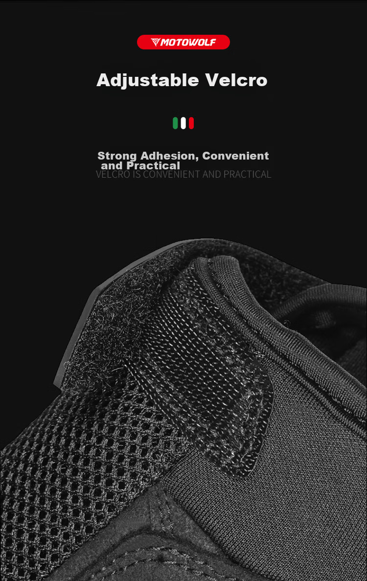 MOTOWOLF Motorcycle Gloves Half Finger Carbon Fiber Summer Breathable Riding Motorbike Anti-fall Knight Gear Unisex 10