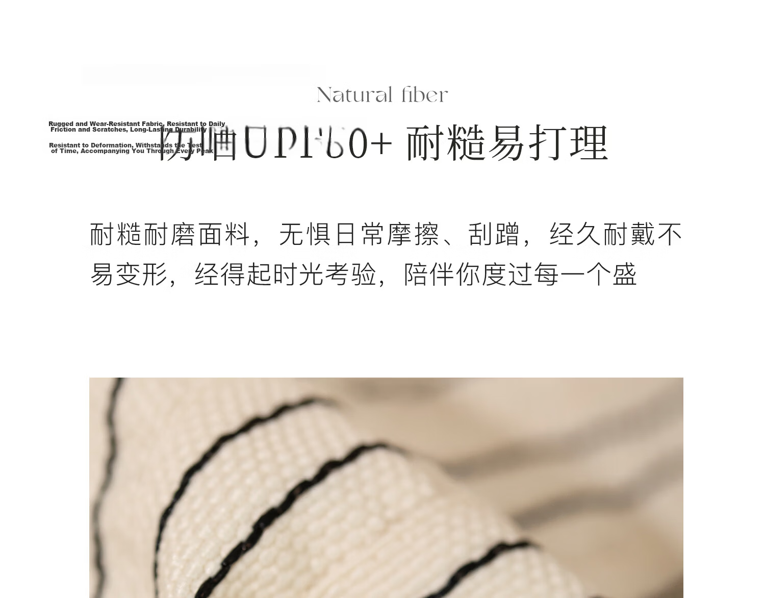 FANCET Striped Fisherman Hat for Women Summer UV Protection Wide Brim Sun Hat Japanese Minimalist Face-Slimming Sunshade Hat 7