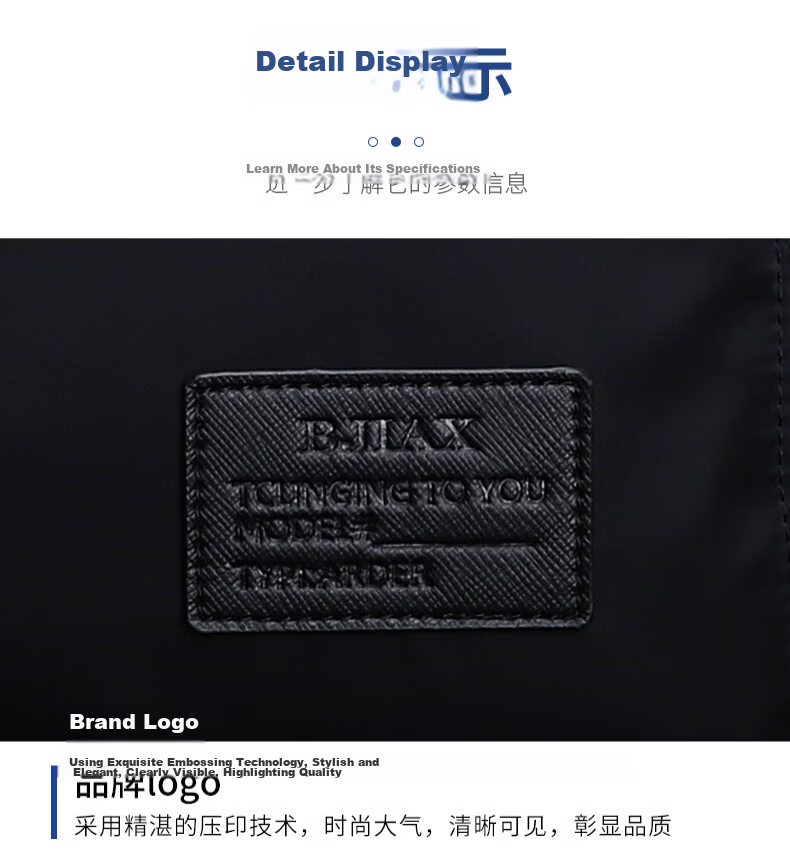 BJIAX Business Briefcase Men Large Capacity Shoulder Bag Korean Style Meeting Fashion 14-inch Laptop Bag Gift 15