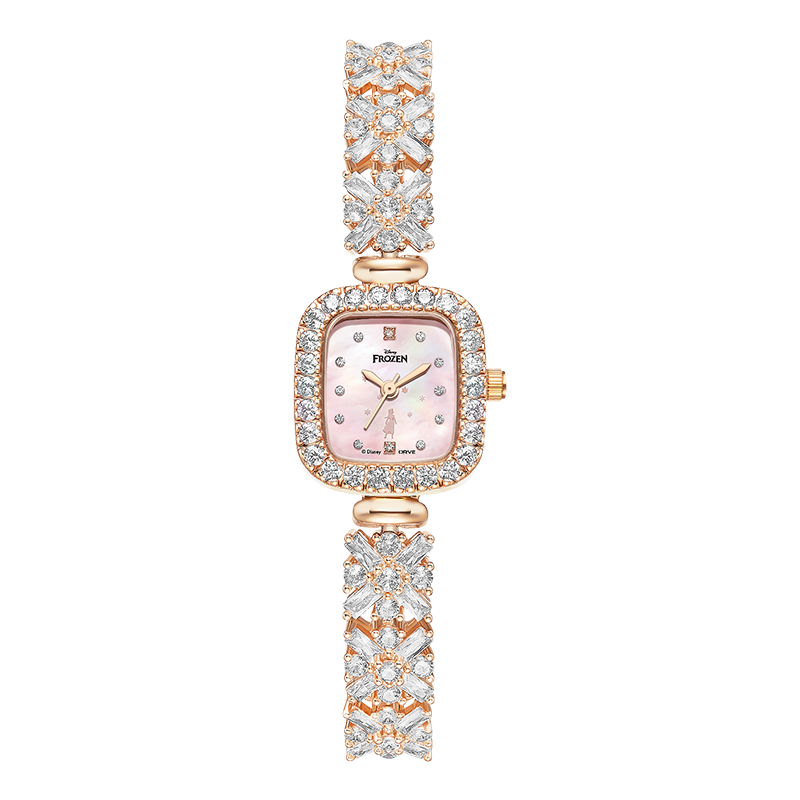 Disney Dreamy Snow Girls Quartz Watch Luxury Niche Gift for Girlfriend and Best Friend Birthday