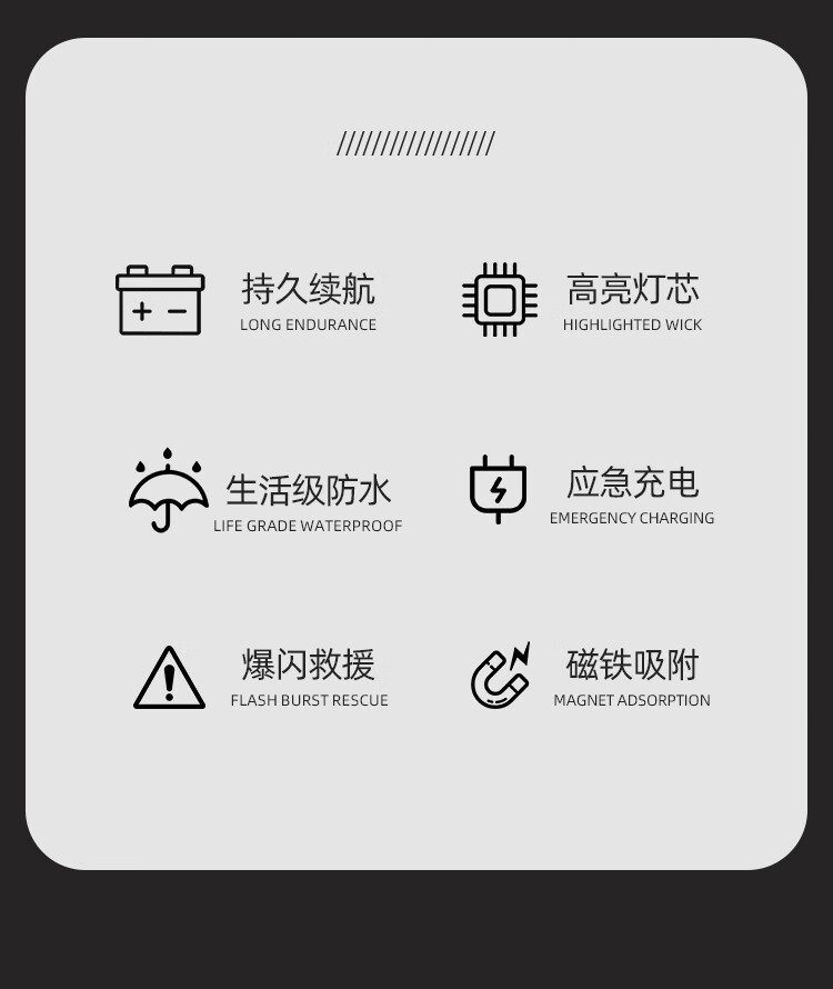 Heart Lock Rechargeable Light, Emergency Lamp, Specialized Wireless Lighting, Magnetic Suction, Portable, for Home Use, Power Outage Backup, Camping, Outdoor, Street Vending, Night Market 3