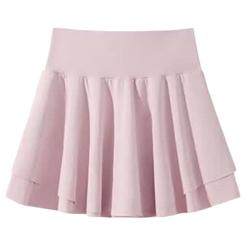 Baleno Tennis Skirt Women's Sports Skirt 2026 Summer New Cool Breathable High Waist A-Line Anti-Exposure Sun Protection Skirt K