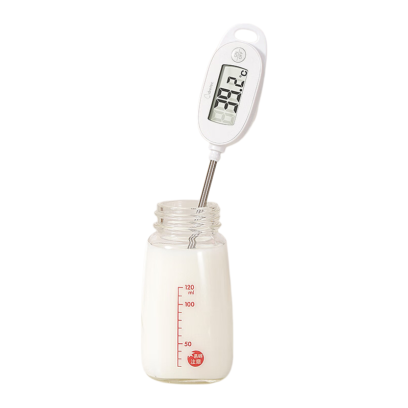 Dretec Electronic Thermometer, Food Temperature Gauge, Stainless Steel Probe, One-Second Temperature Measurement, Heat Protectio