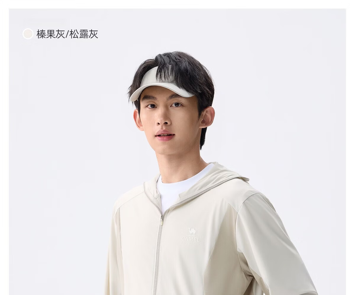 Camel Iceberg Sun Protection Jacket Cycling Edition Spring Summer New UPF200+ UV Protection Fishing Shirt M16BA30015 34