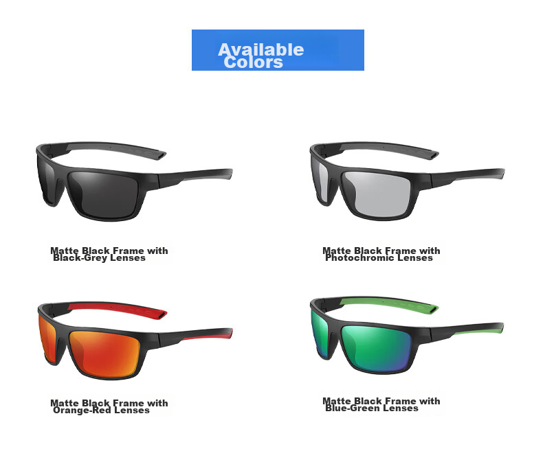 DRATRA Cycling Glasses Unisex Running Outdoor Sports Windproof Dustproof Road Mountain Bike Goggles Polarized Sunglasses 9