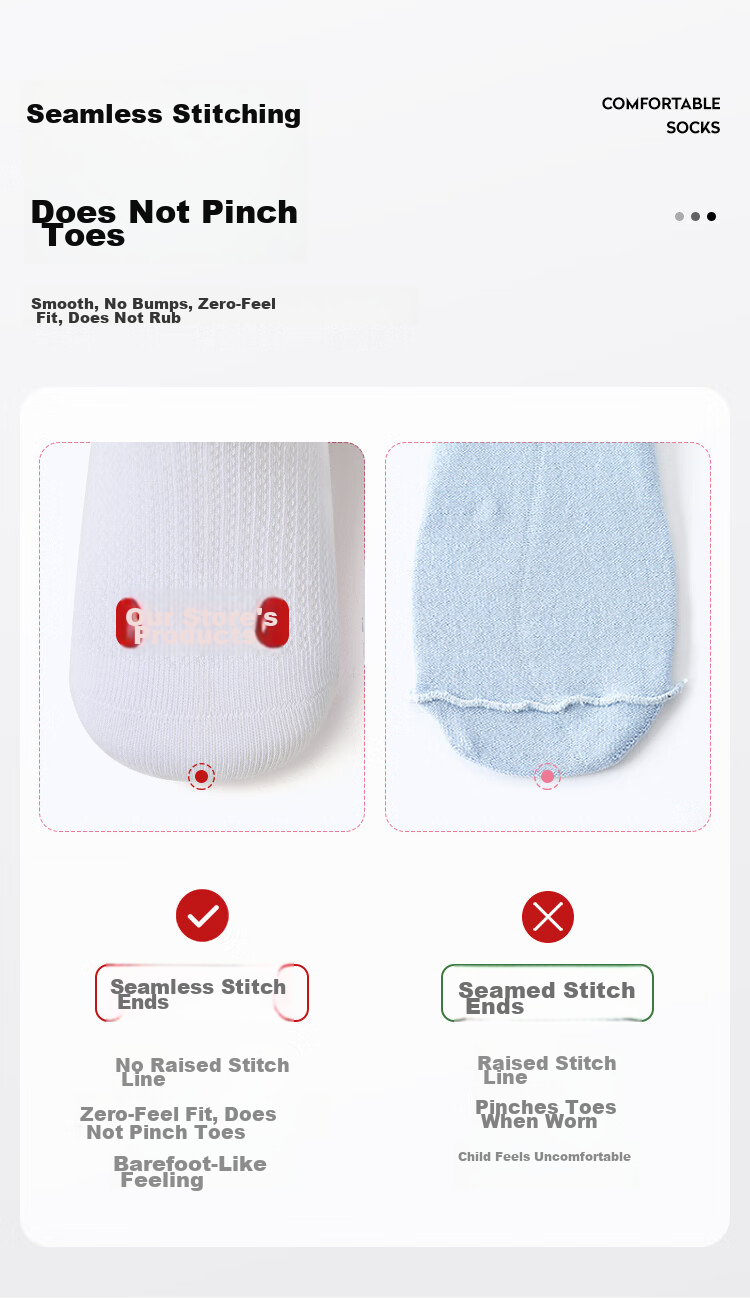 Disney Kids Long Tube Socks Summer Thin White Mid-Calf Socks Class A Mesh Socks Girls Elsa Princess 3-Pack M 6