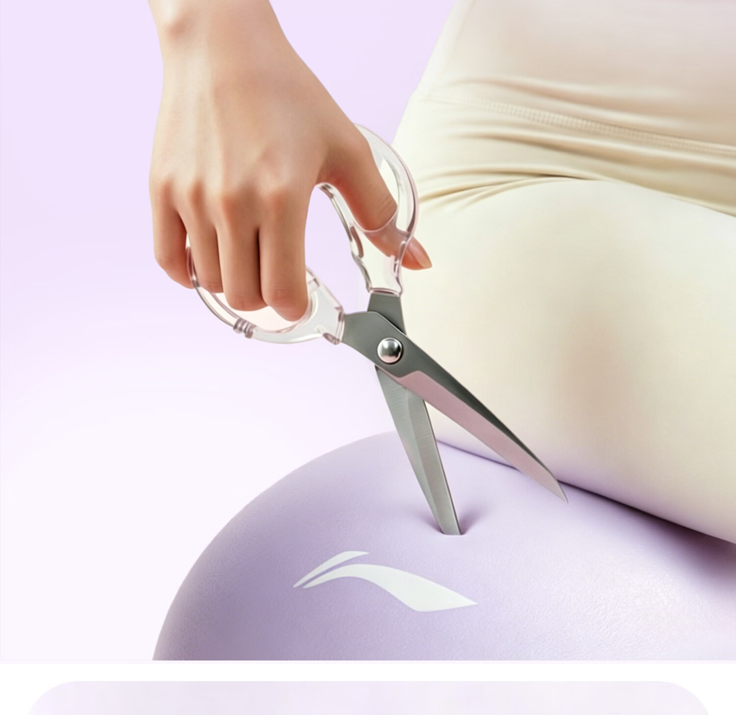 Li-Ning Yoga Ball Pelvic Floor Muscle Pregnant Women Adult Pilates Small Ball Hip Lift Fitness Thickened Elastic Explosion-Proof Mini Balance Ball for Women 14
