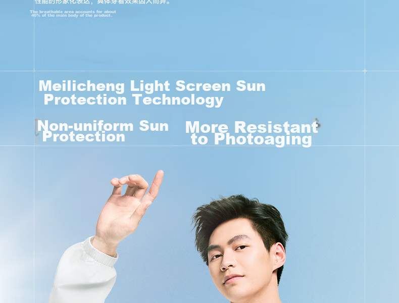 Meilicheng Unisex Sun Protection Jacket Comfortable Stylish Loose Slim Cooling Technology Couple Sunproof Coat M653WFS001 10