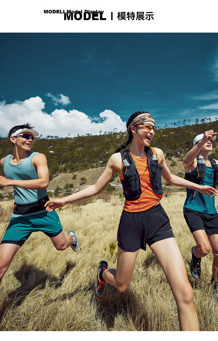Toread Men's Quick-Dry Sleeveless T-Shirt Summer Lightweight Trail Running Moisture-Wicking Breathable Vest Yunxiao Blue 2XL 15