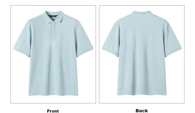 TonLion 2026 Summer New Men's Short Sleeve Polo Shirt Gray Sports Style Versatile Fashion Youth Top 19
