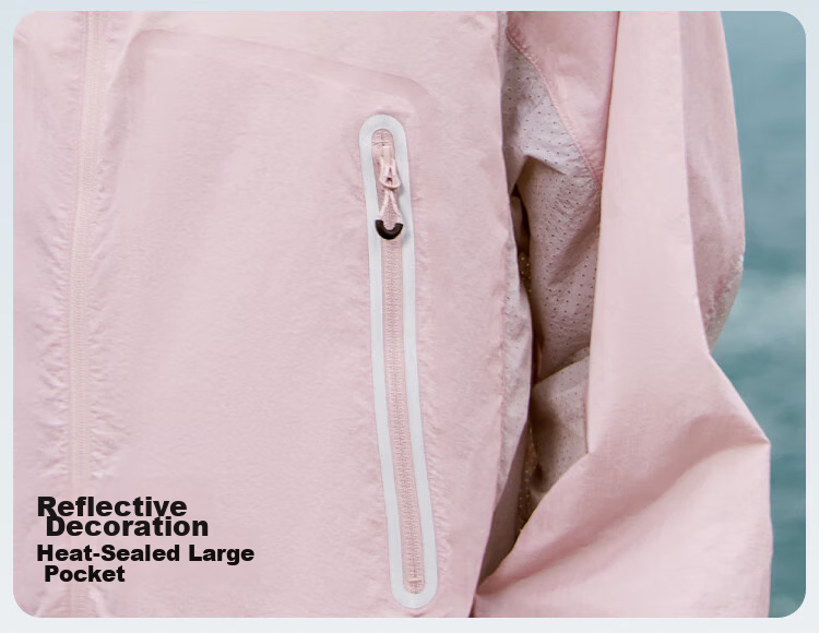 Pioneer Camp Women's Lightweight Breathable Functional Outdoor Water-Repellent Sun Protection Jacket Summer New Short Loose Skin Jacket 6