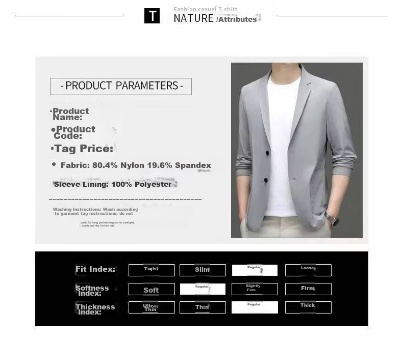 Pierre Cardin Father's Day Gift Sun Protection Suit Men's Ice Silk Seamless UV-Resistant High-End Business Blazer Gray-Green M 6