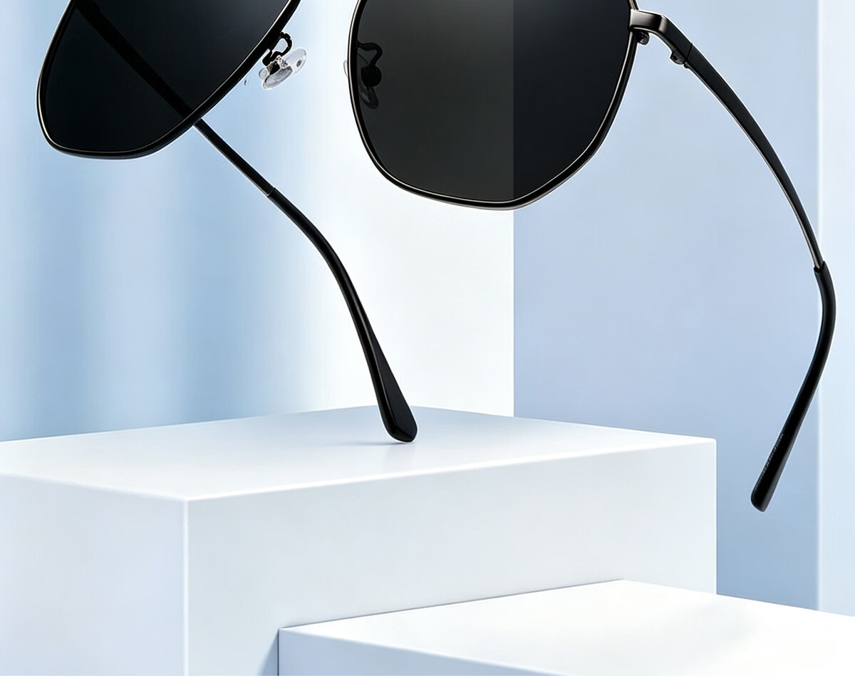 GENTLE MANIA Polarized Sunglasses Fashion Aviator UV Protection Night Driving Anti-Glare Glasses 4
