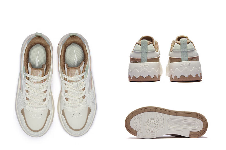 ERKE Women's Casual Sneakers Summer 2026 Breathable Versatile Sports Shoes | Bitter Melon 25