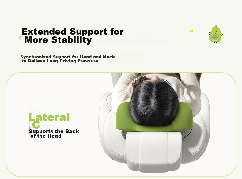 ICAROOM Car Headrest Neck Pillow Cervical Pillow Lumbar Support Cushion Seat Backrest Pad Cushion 11