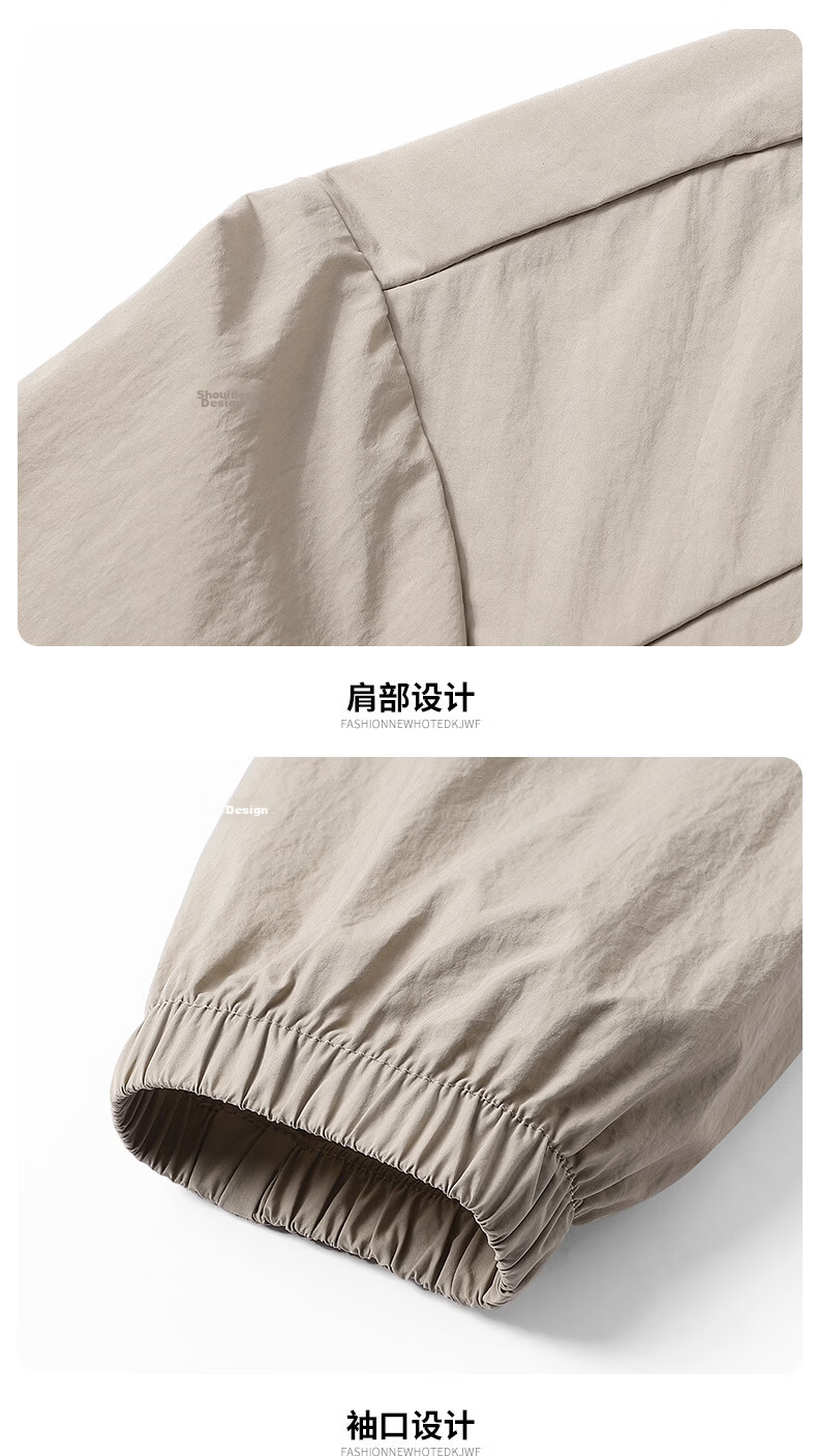 JEEP Father's Day Gift Men's Summer Casual Outdoor Lightweight Breathable Sun Protection Jacket Coat 12