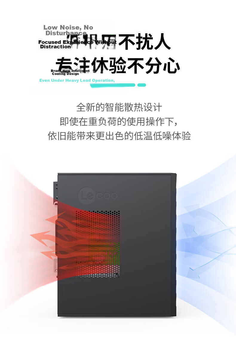 Lenovo Lecoo Cool 310 Business Office Desktop Computer i5-13420H Processor 12GB RAM 512GB SSD 12