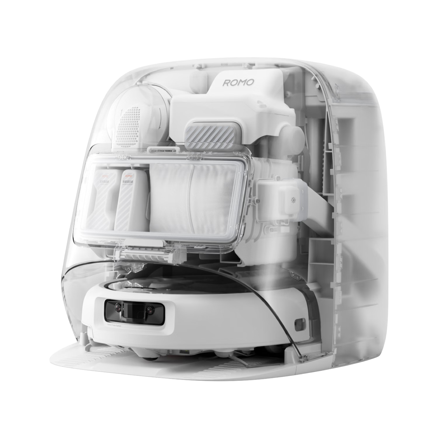 DJI ROMO 2 Series AI Sweeping and Mopping Robot Vacuum Cleaner ROMO P2 Water Tank Version No Installation Required