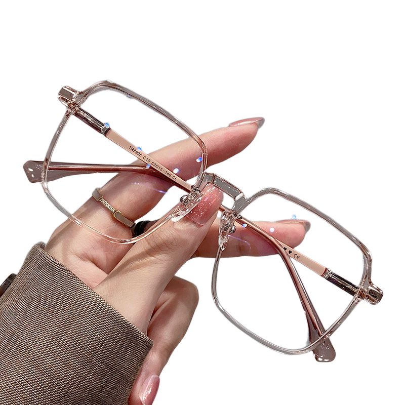 Liangshihui Blue Light Blocking Glasses Large Frame Non-Prescription Driving Sunglasses UV Protection Photochromic
