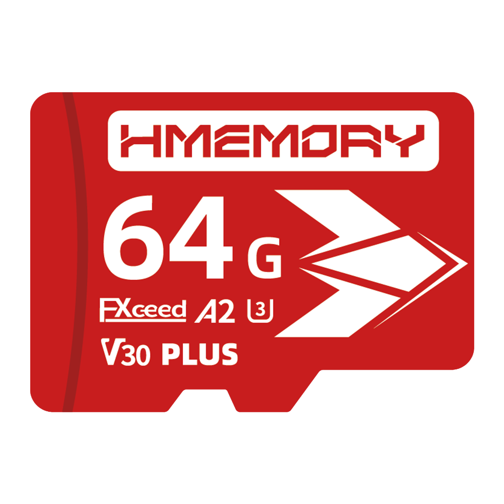 Huacun 64GB TF Card for DJI Action 6/5 Pro/4 Sports Camera Storage Card Pocket 3/4P Handheld Camera High-Speed Memory Card SD Card