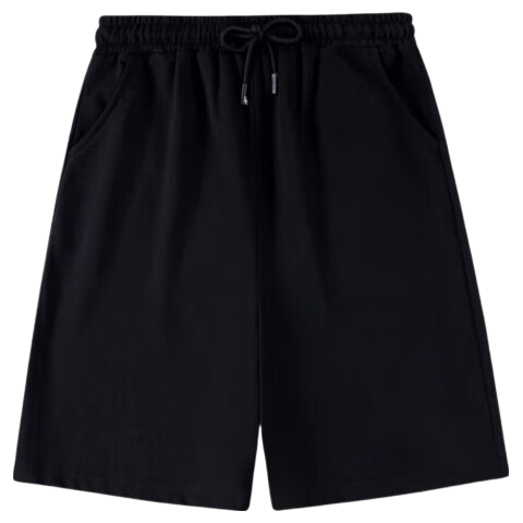 Baleno Women's Summer New Pure Cotton Loose Casual Sports Shorts Elastic Waist Slim Straight Five-Point Pants