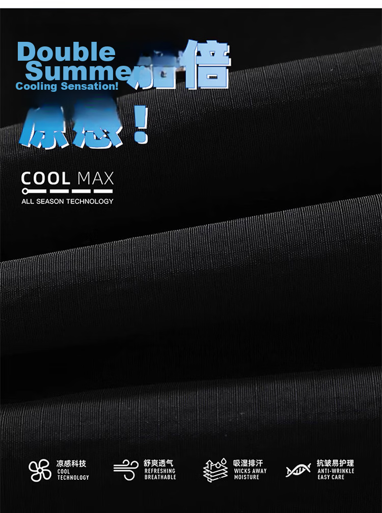 MARK FAIRWHALE American Style Ice Silk Work Shorts Men Summer Trendy Loose Casual Cool Sports Pants Black 4XL 4