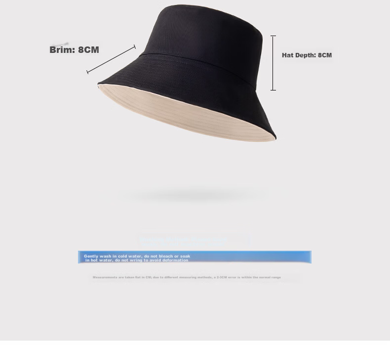 QUEEN.EASY Solid Color Reversible Fisherman Hat Women Summer Versatile Sunshade Sunscreen Bucket Hat Spring Autumn 2026 New Arrival 14