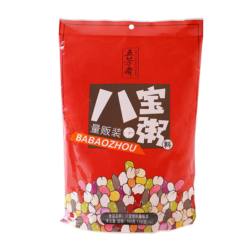 五芳斋八宝粥米原料量贩装 五谷杂粮腊八粥料 粗粮煮粥早餐1.8斤 免浸泡
