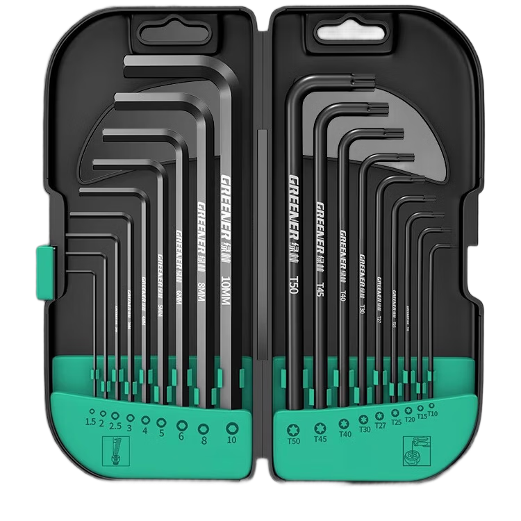 GREENER Hex Key Wrench Set T-Handle Hexagon Screwdriver Extended Home Use