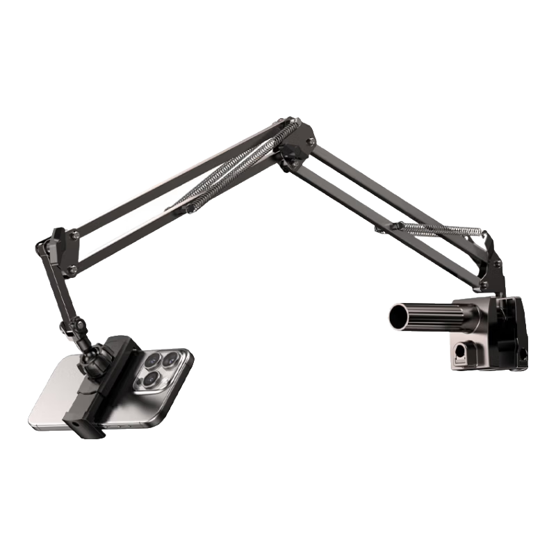 Lingchen Mobile Phone Holder Bedside Lazy Tablet Stand Desktop Rotating Suspension Arm Support Video Watching Universal Clip