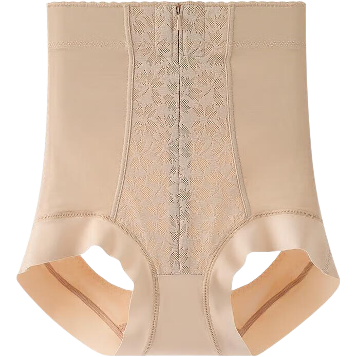 GRACEWELL High Waist Tummy Control Shaping Panties for Women, Strong Abdomen Compression, Postpartum Body Shaping Waist Cincher Hip Lift Underwear, Nude M