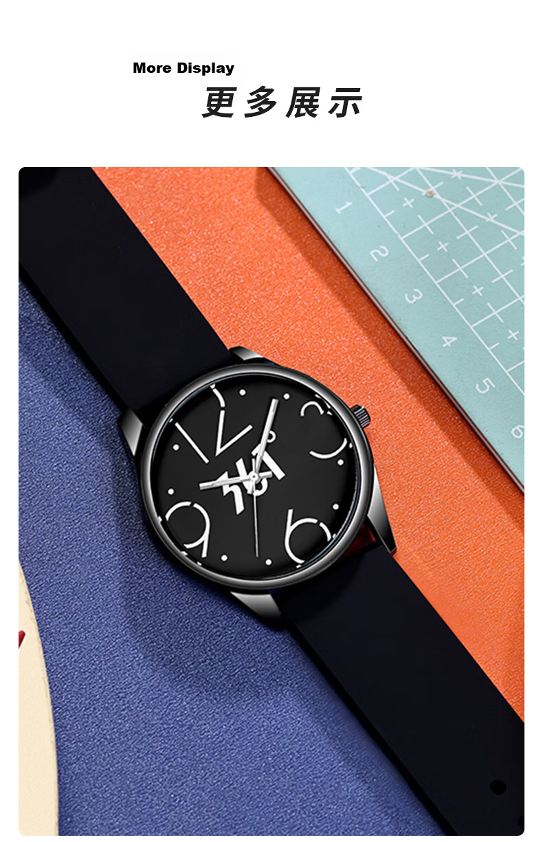 361° CET Exam Student Digital Dial Watch for Boys and Girls Birthday Gift Couple Luminous Waterproof Watch 7
