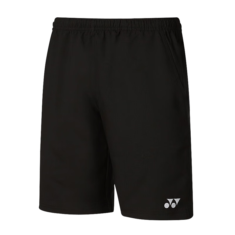 YONEX Badminton And Tennis Sportswear Men's Shorts, YY Quick-Dry 15048CR-007, Black, Size L