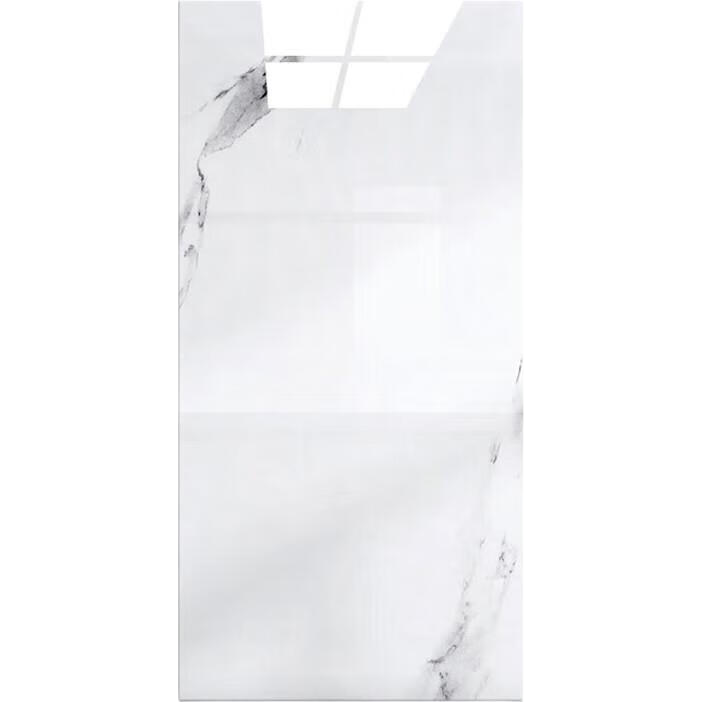Washi Imitation Ceramic Tile Wall Sticker Wallpaper Self-Adhesive Waterproof Moisture-Proof Aluminum-Plastic Wall Panel Bathroom Yashi White 30*60cm (5 Pieces)