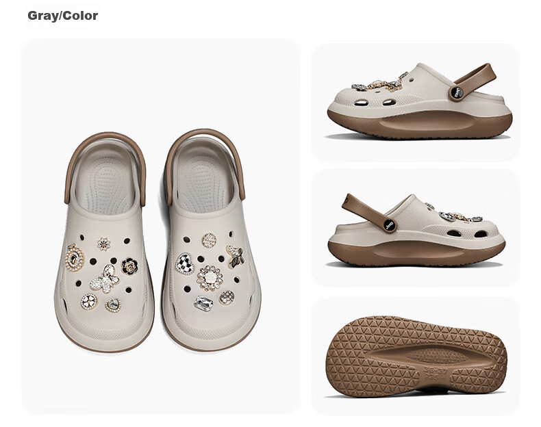 JEEP Women's Casual Hole Shoes Sandals Water-Resistant Outdoor Driving Shoes Black Size 36-37 26