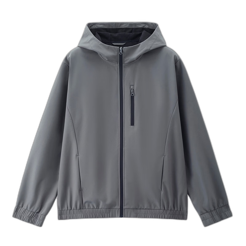 Giordano Men's Windproof Jacket Autumn Winter New Outdoor Water-Repellent Multi-Pocket Hooded Softshell Coat 01075705