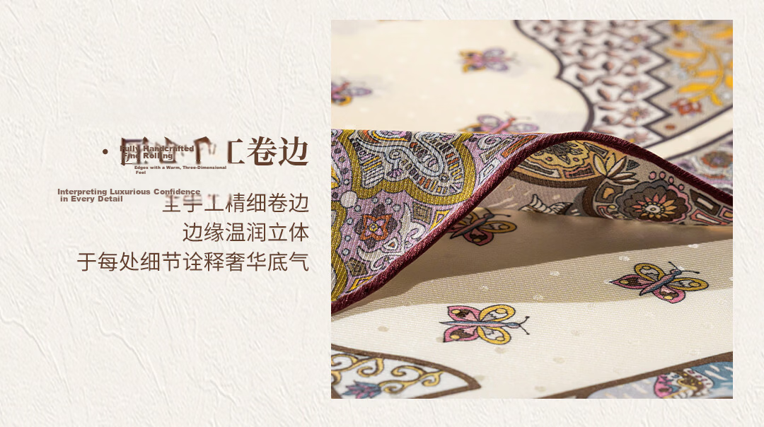 Shanghai Story [Counter Same Style] 100% Mulberry Silk Twill Double-Sided Printed Small Square Scarf Gift for Mom and Girlfriend 15