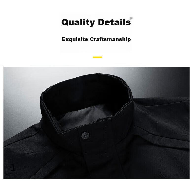 PLAYBOY Men's Spring Autumn Casual Lightweight Stand Collar Outdoor Sports Jacket Khaki XL 7