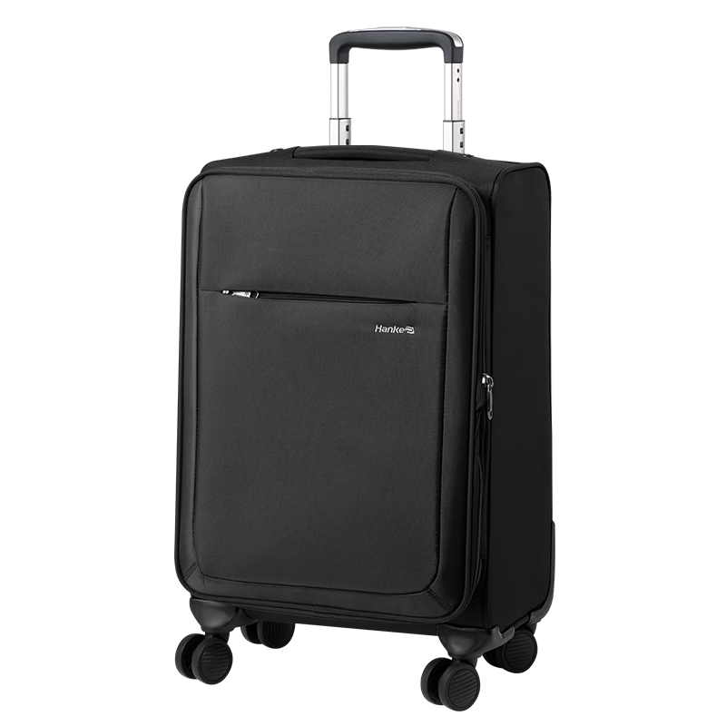 HANKE Luggage Suitcase for Men And Women, Travel Case, 24-Inch Black, 65L Capacity, Password Lock, Large Capacity with Expandable Space