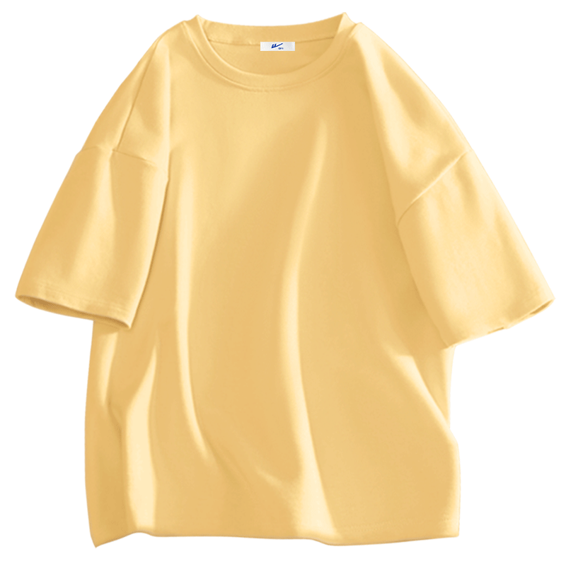 Warrior Women's Short Sleeve T-Shirt 2026 New Summer White Regular Shoulder Plus Size Loose Pure Cotton Tee