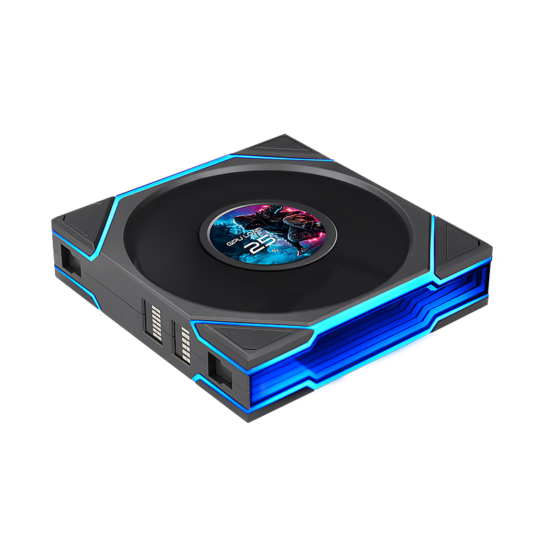 LIANLI TL FLEX 120 Fourth Generation Modular Fan Unbounded Edition Single Unit with Screen Black Reverse Blade