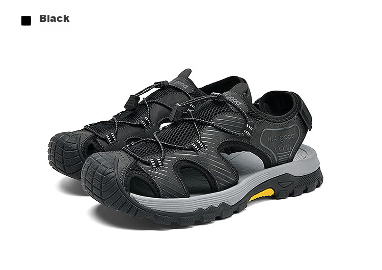 HLA Hailan Home Men's Outdoor Casual Sports Closed-Toe Sandals 18