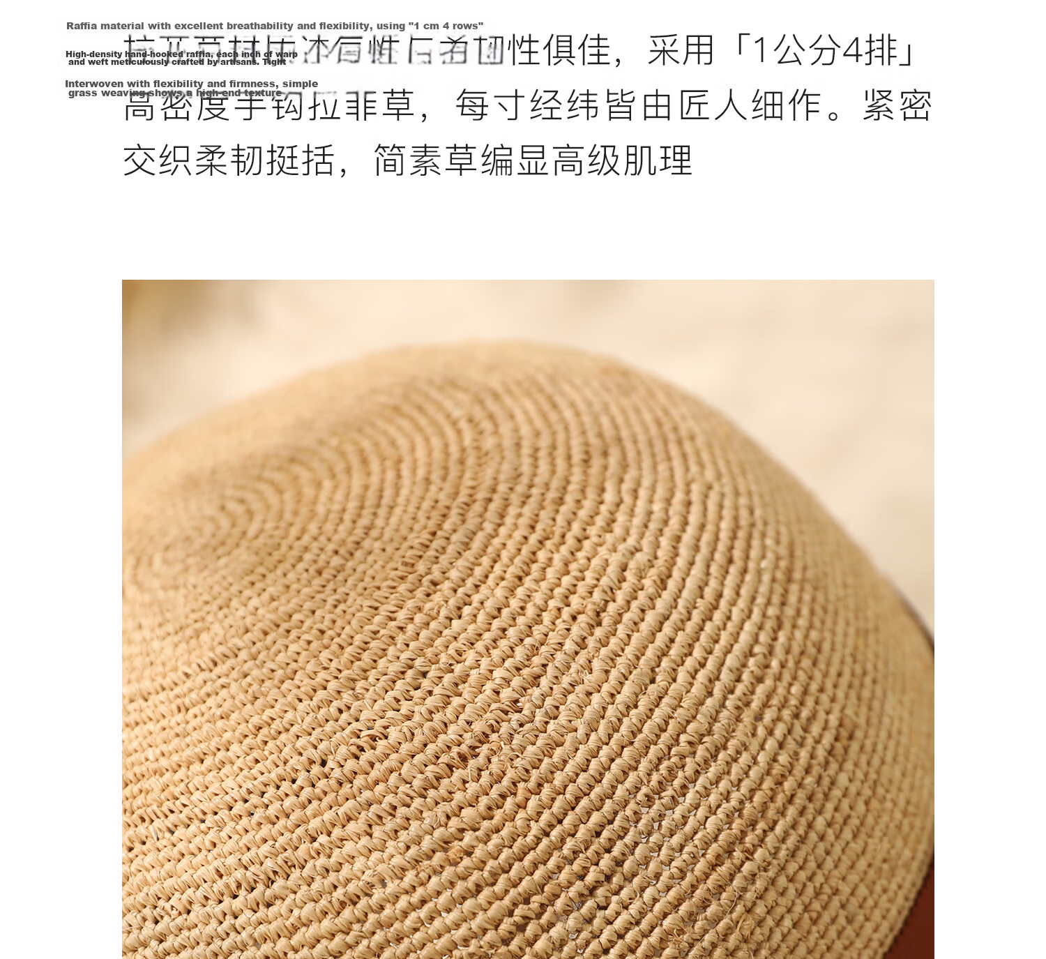 FANCET Women's Raffia Straw Sun Hat Spring Summer Elegant French Bow Outdoor Vacation Beach Hat 9