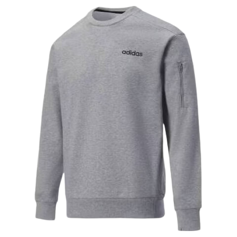 Adidas Men's Pullover Comfortable Trendy Sports Knitted Crewneck Sweatshirt JF3223