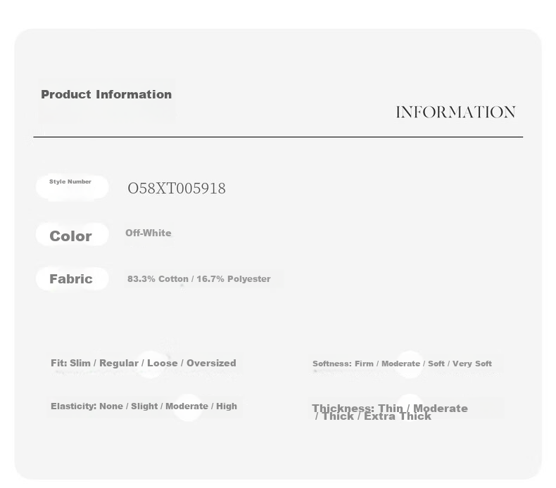Olrain Summer New Ribbed Crew Neck Deconstructed Gathered Cuff Short Sleeve T-Shirt for Women, Off-White, Size S 19