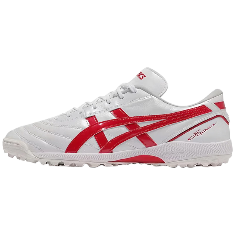 Asics Soccer Cleats with Kangaroo Leather And AG Studs for Men, Model C3 1103A121-400, Size 41.5