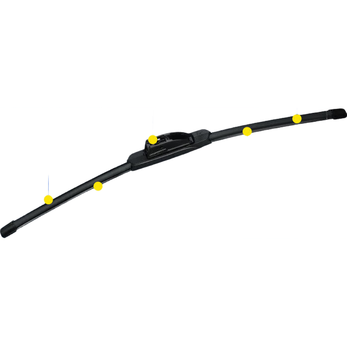 MICHELIN Silent New Frameless Wiper Blades for Corolla 07-18, Levin, Sylphy, Elantra, Kicks, Kia K3 26/14U