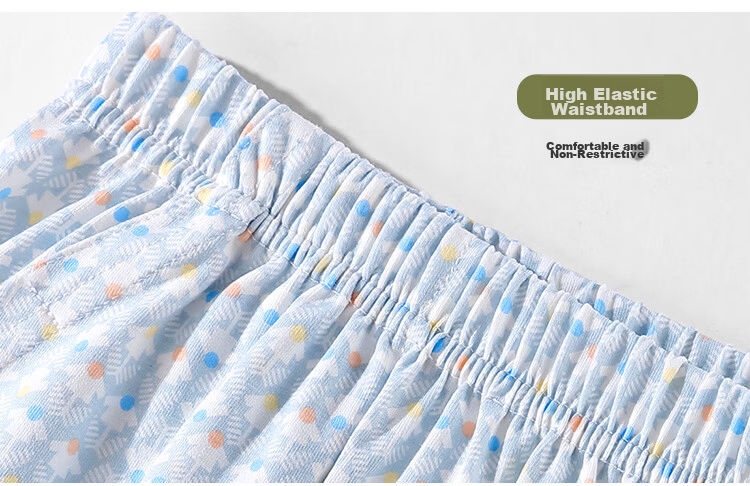 CHERISH LIFE Women's Sleep Pants A-Class Breathable Cotton Printed Casual Simple Home Long Pants 17