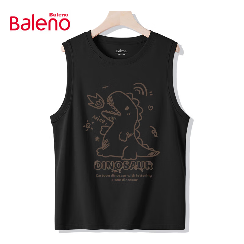 Baleno Men's Summer Vest Casual Cotton Sleeveless T-Shirt Youth Outdoor Sports Loose Breathable Tank Top